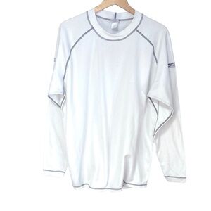Voler Team Apparel Mens‎ White Long Sleeve Glotherm Performance Shirt XLarge